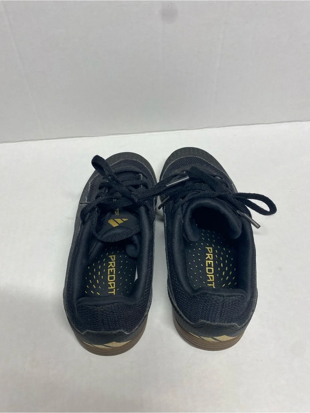 adidas Kids Black Sneakers with Gum Outsole